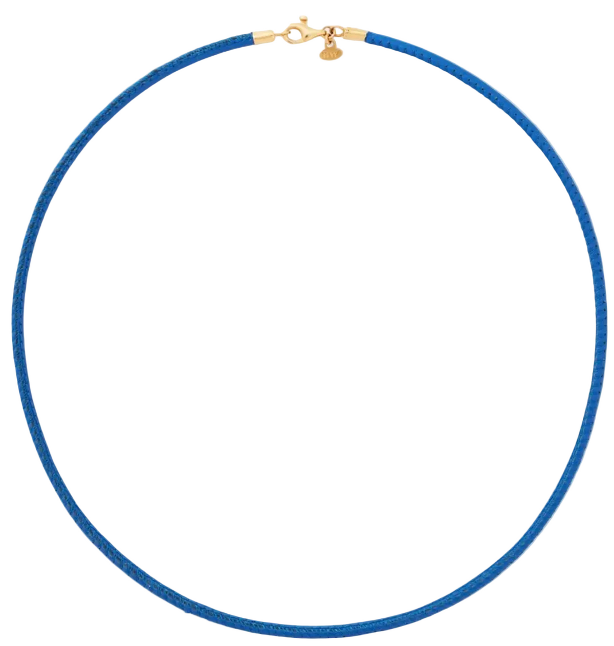 Fine Blue Leather Cord