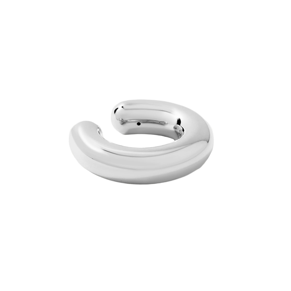 Oversized White Gold Ear Cuff