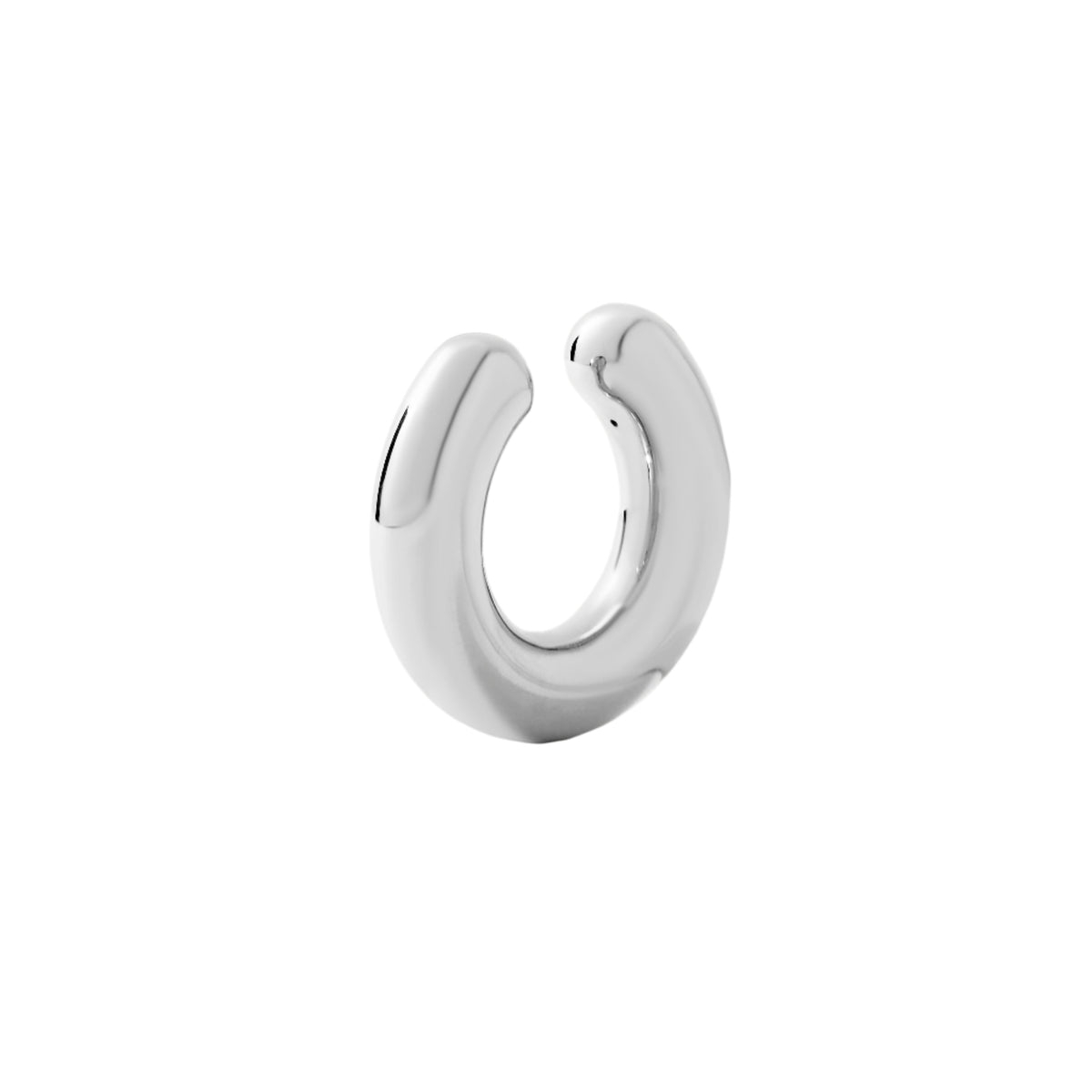 Oversized White Gold Ear Cuff